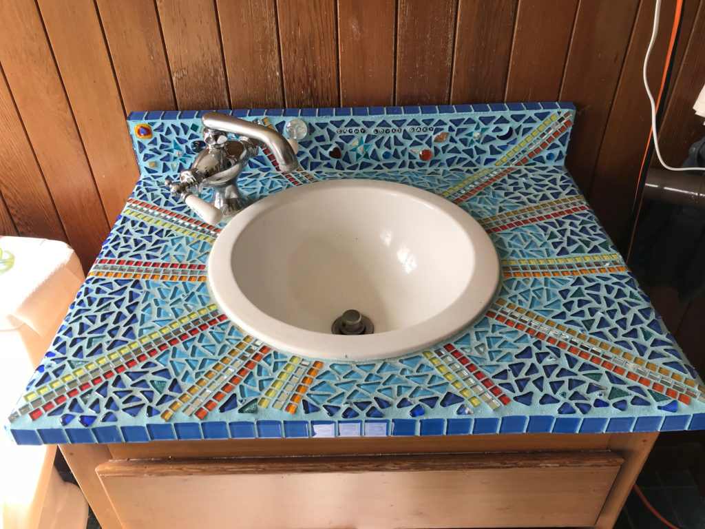 Bathroom Sink Mosaic