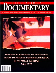 IDA International Documentary Association, cover, 7/1999, The Double Life of Ernesto Gomez Gomez, intrntldoc 7.99 