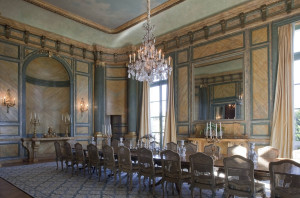 Dining Room, Chateau Carolands, Photo by Mick Hales