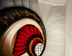 Spiral Staris, Chateau Carolands, Photo by Mick Hales