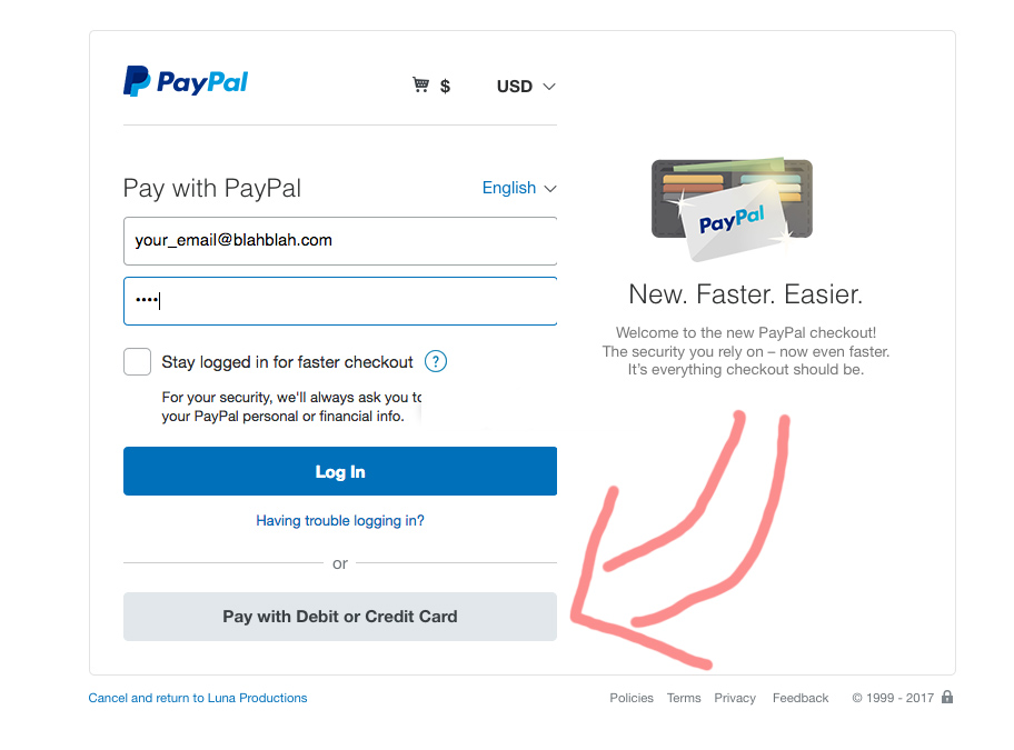 How To Pay By Credit Card Without A Paypal Account